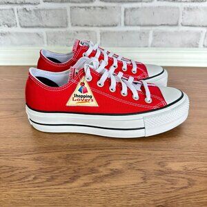 ⭐Converse Chuck Taylor Lift Platform Low  Sz 5 Men's Shoes Sneakers Red A14905C